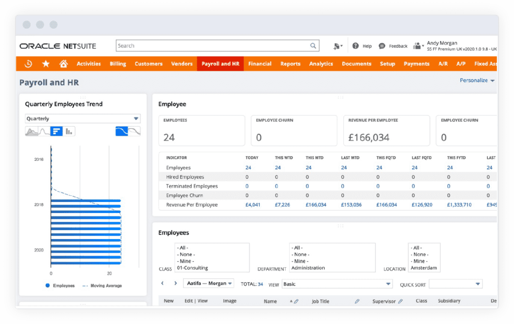 netsuite recruitment management and payroll automation